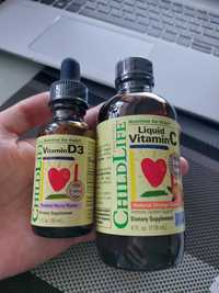 ChildLife вітамін d3, вітамін c