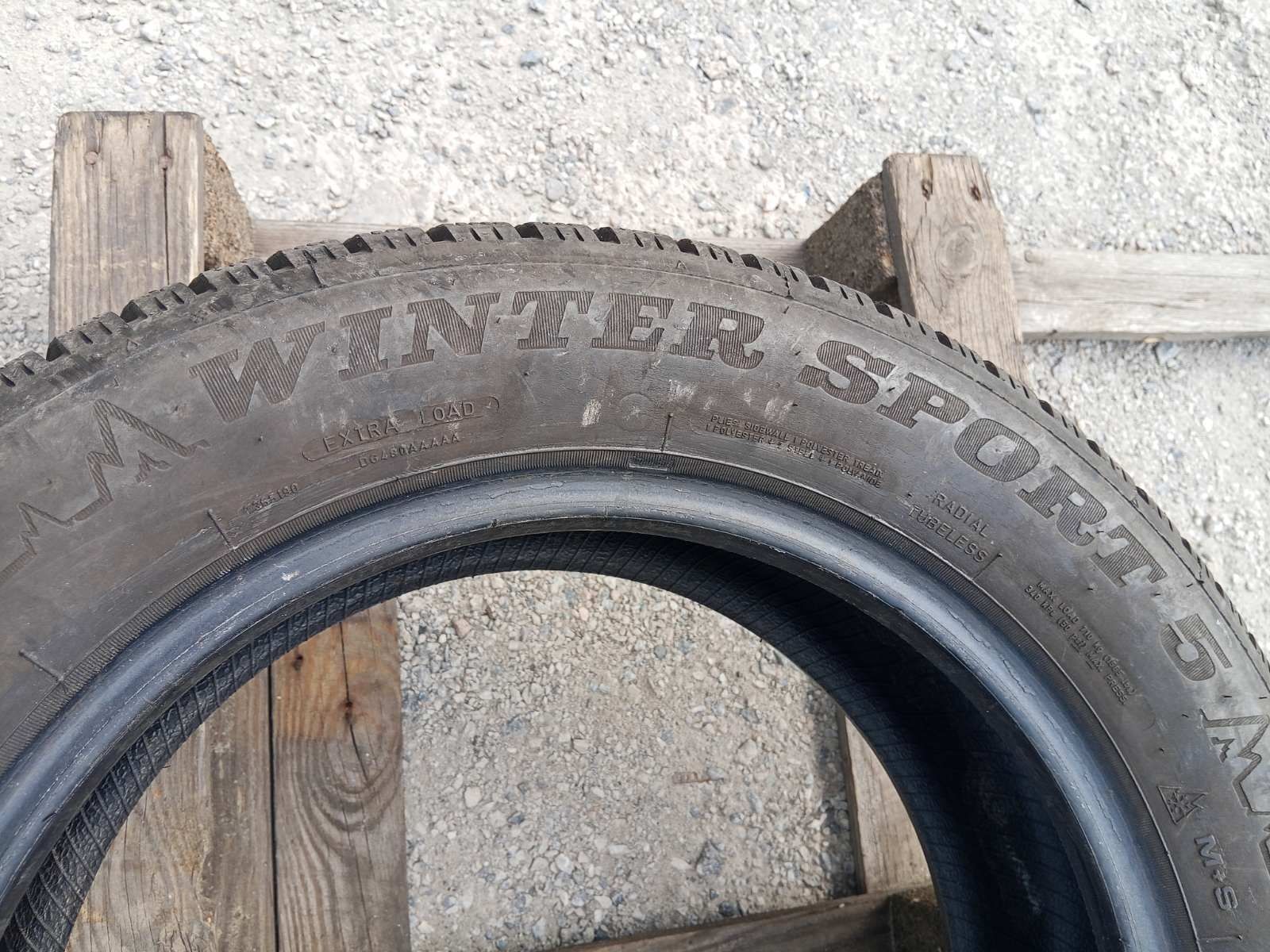 205.60.16 Dunlop 1шт зима БУ склад шины резина из Европы 60 R16 Харько