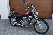Yamaha Virago Yamaha Virago 125 Bordowa Wersja Delux Jak Nowa 2000km! transport Raty
