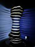 Drewniana lampa LED
