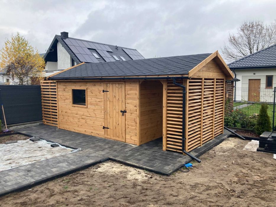 Domek narzędziowy Domek drewniany drewutnia