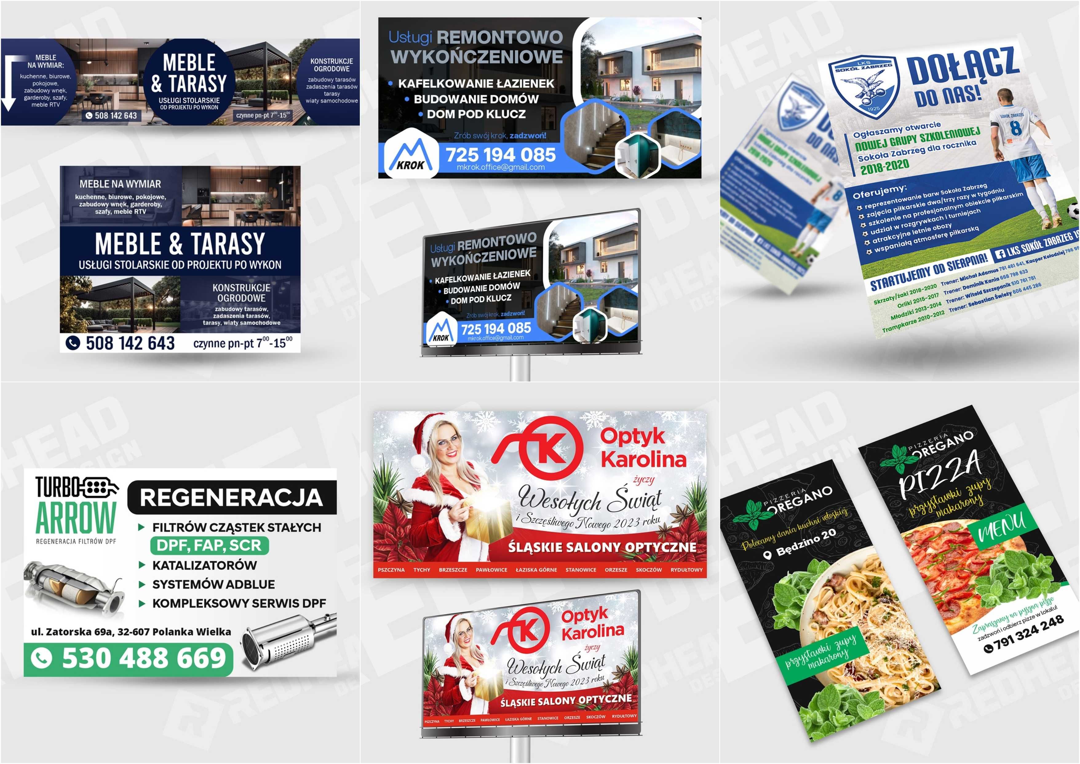 Projekt graficzny grafik komputerowy logo wizytówki Śląskie