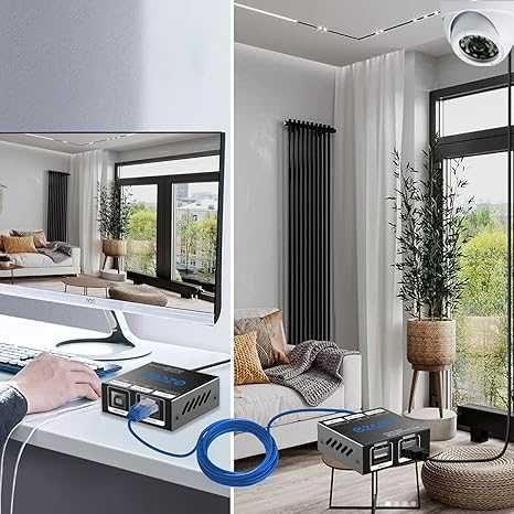 Przedłużacz USB   4-portowy HUB USB 2.0 - synchronizacja kamer