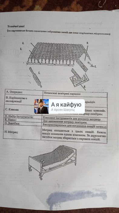Протипрлежневий  матрац ROHO PRODIGYSYS