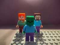 Lego Minecraft 3 minifigurki
