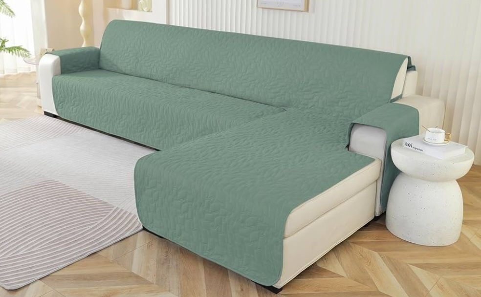 Zielony pokrowiec na narożnik Ystyle dwuosobowy