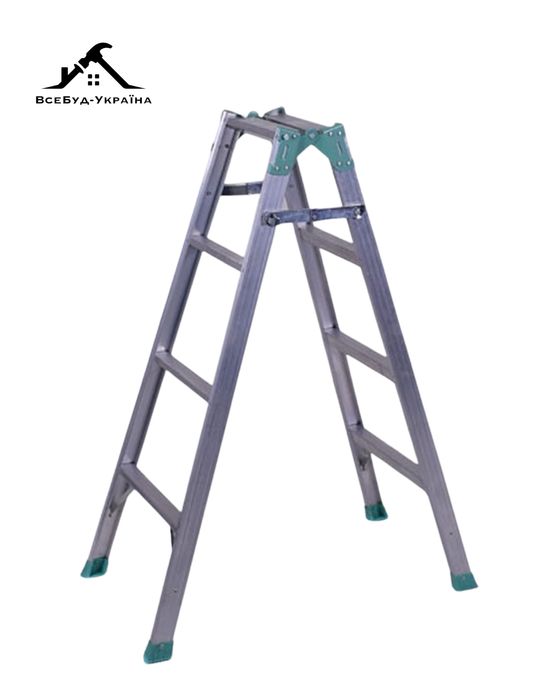 Драбина - стрем'янка 2х4 алюминиієва двостороння