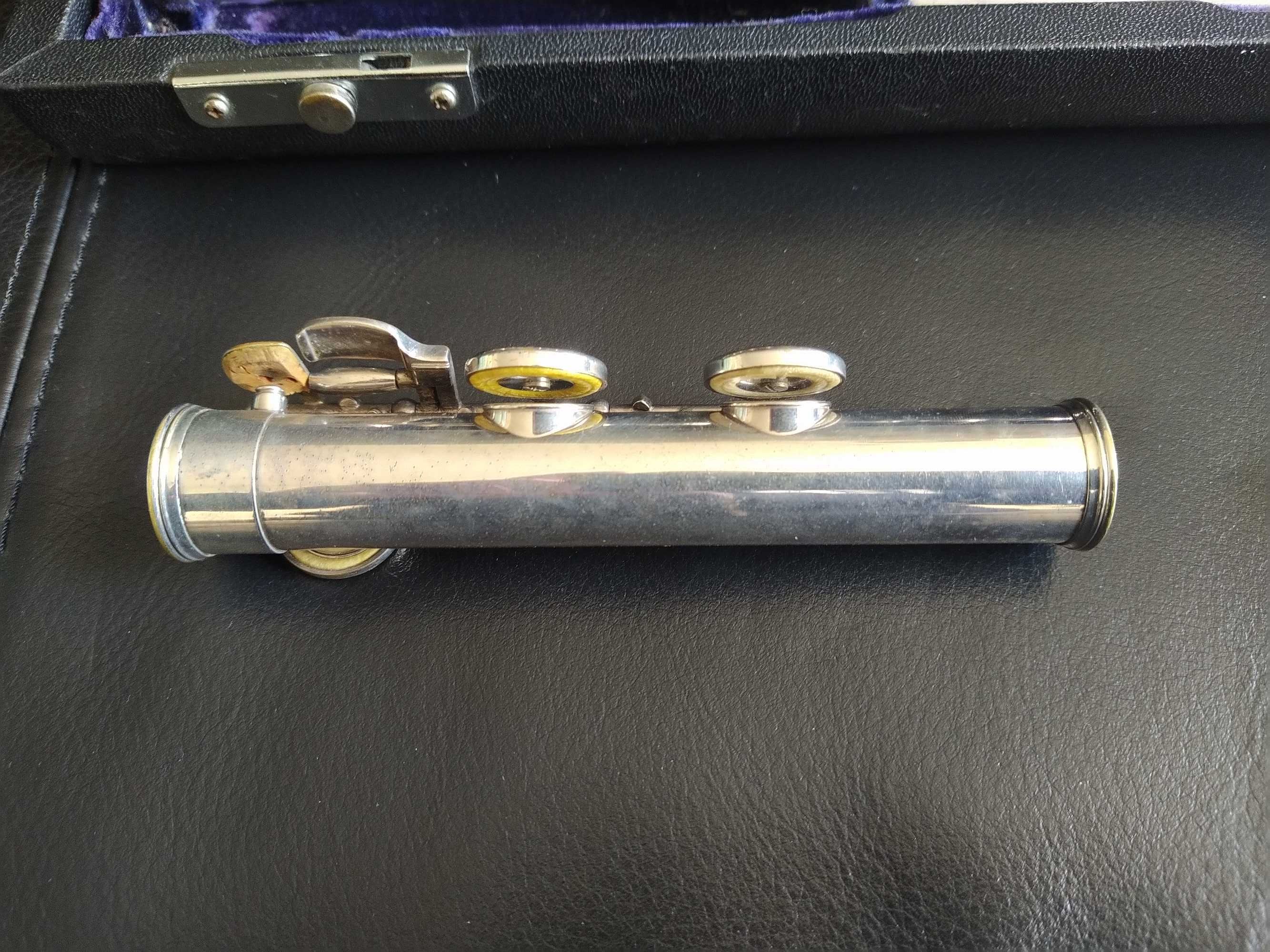Flauta transversal vintage Roland Meinl. Alemanha