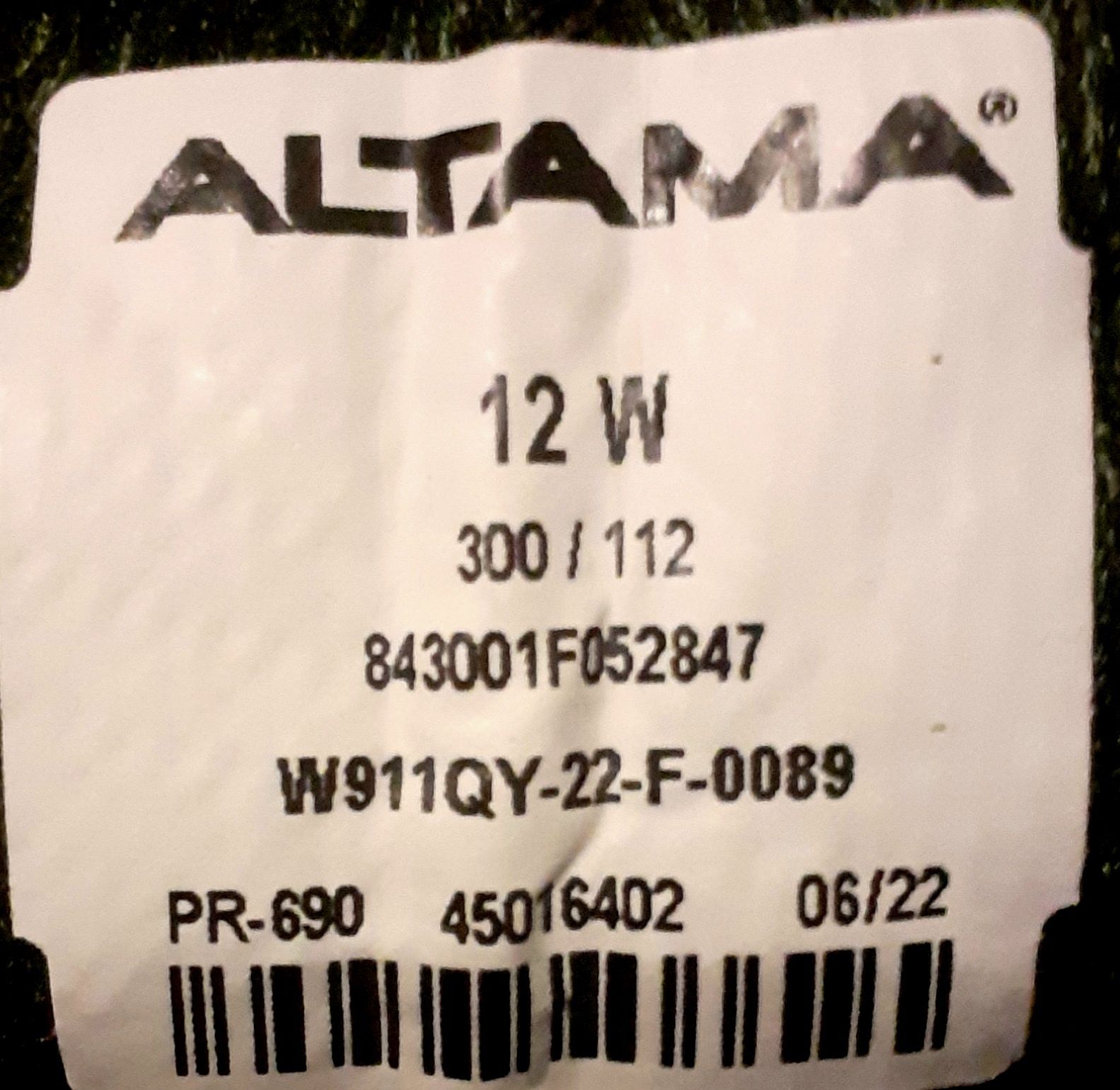 Buty wojskowe Altama Gore-tex rozm. 6R,11R,11W i 12W.