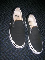 buty męskie czarne 40 wsówane tenisówki trampki