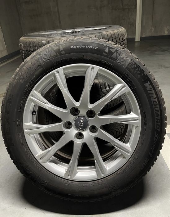 Koła zimowe opony felgi aluminiowe komplet audi 225/60/R17 A6