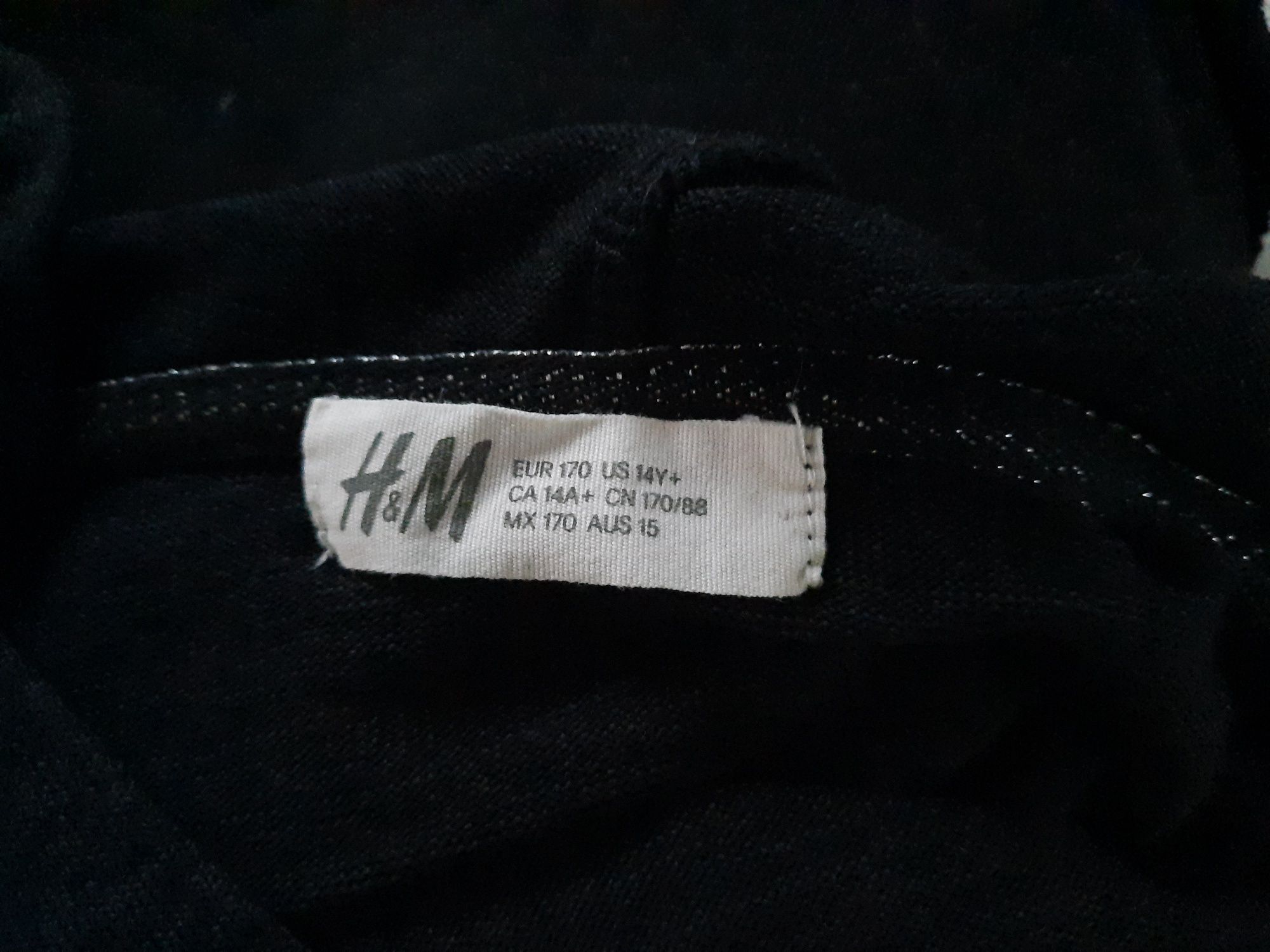 Bluza z kapturem z cienkiego materiału H&M, rozm. 170