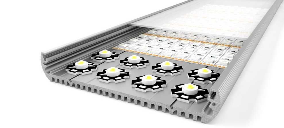 Алюминиевый профиль для LED светильников