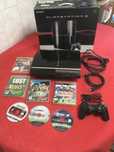 PlayStation 3 Fat 40gb-c/ caixa comando e 7 jogos