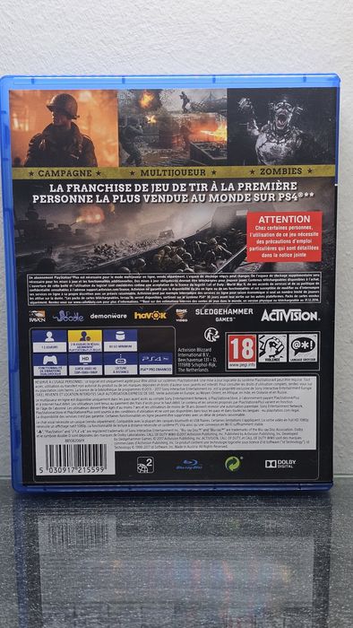 Call of Duty WWII World War II 2 PS4 Playstation 4