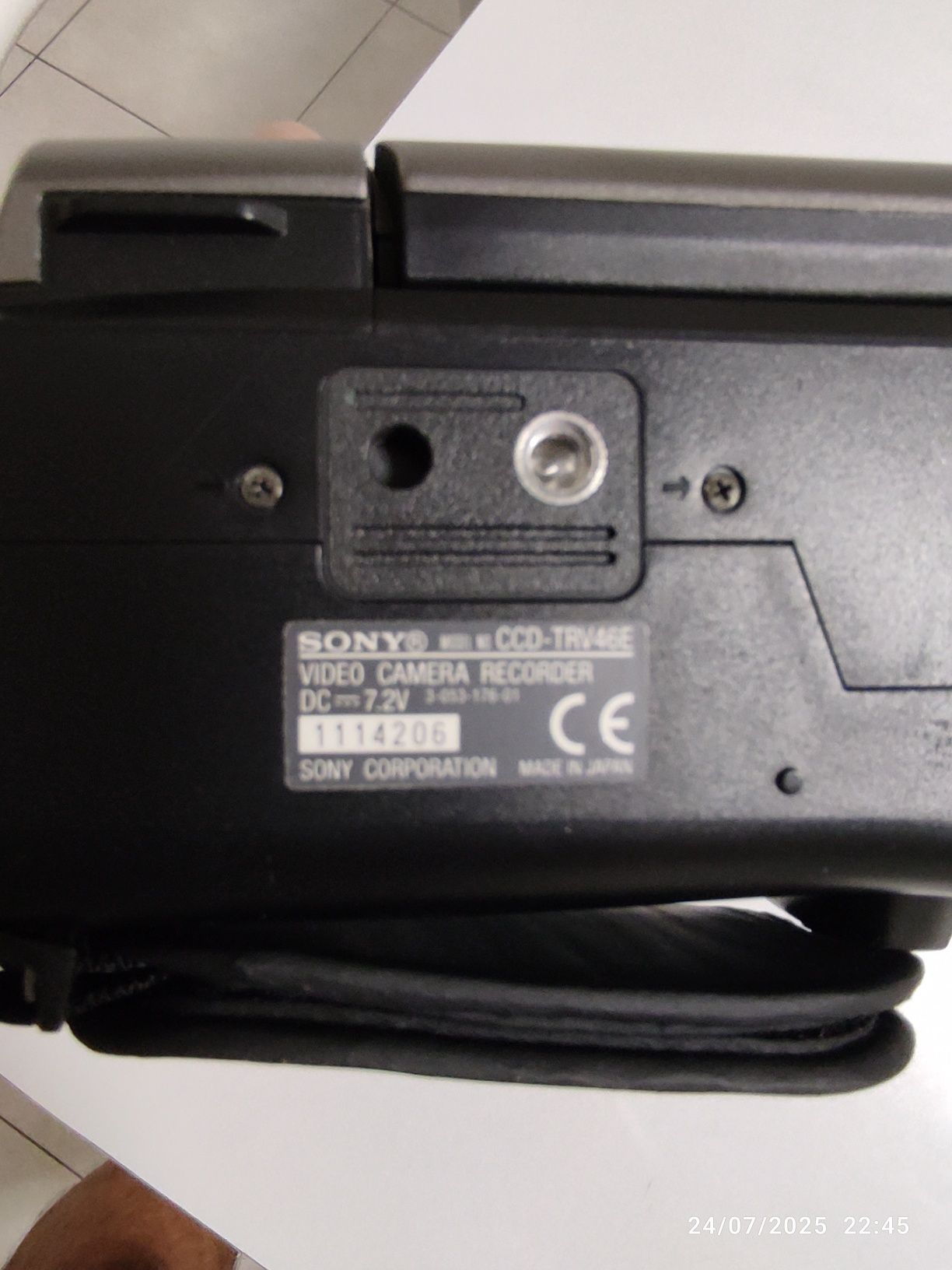 Máquina filmar praticamente nova