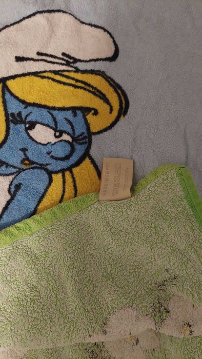 Ręcznik z kapturem - smerfetka