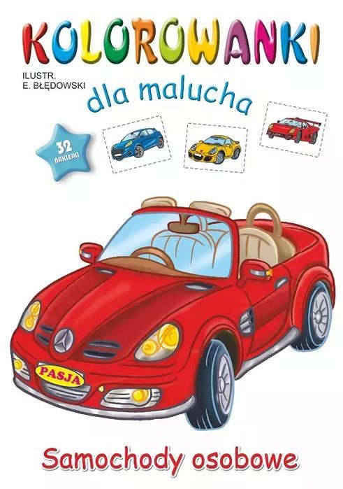 Samochody Osobowe. Kolorowanki Dla Malucha Ernest Błędowski