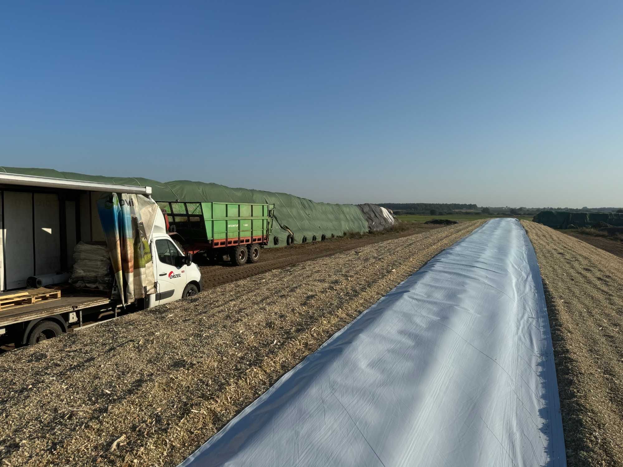 Folia kiszonkarska, pryzmowa na metry, NIESTANDARDOWE SZER. TRANSPORT