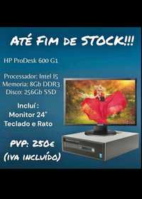 ProDesk 600 G1 + Ecrã 24 + Teclado e Rato