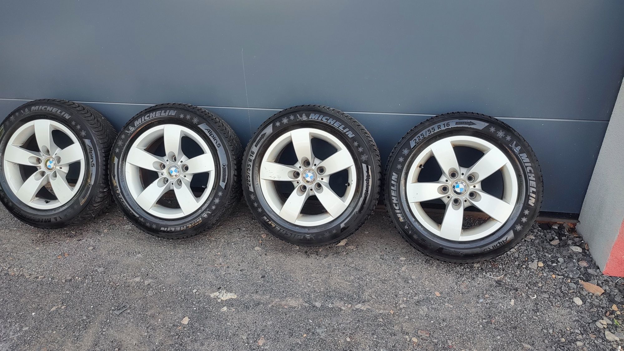 Koła zimowe Bmw E60 E61 225.55.16 Michelin Alpin  2020 rok 8.4mm