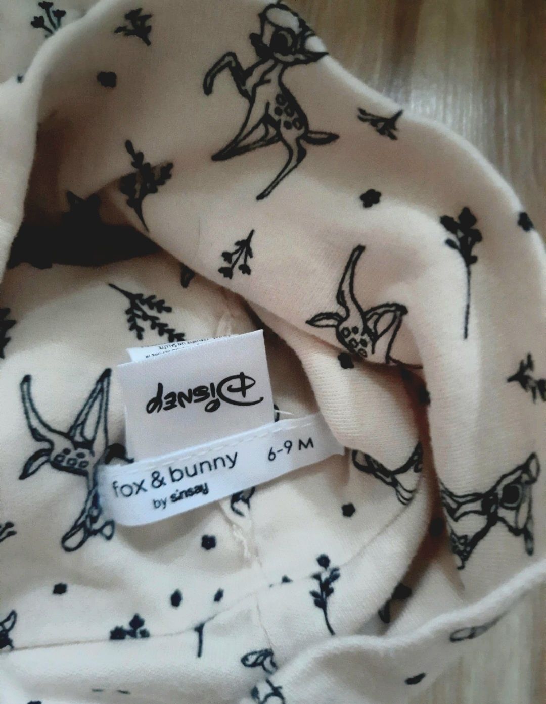 Zestaw czapka i komin Disney Bambi Sinsay fox&bunny 6-9 M