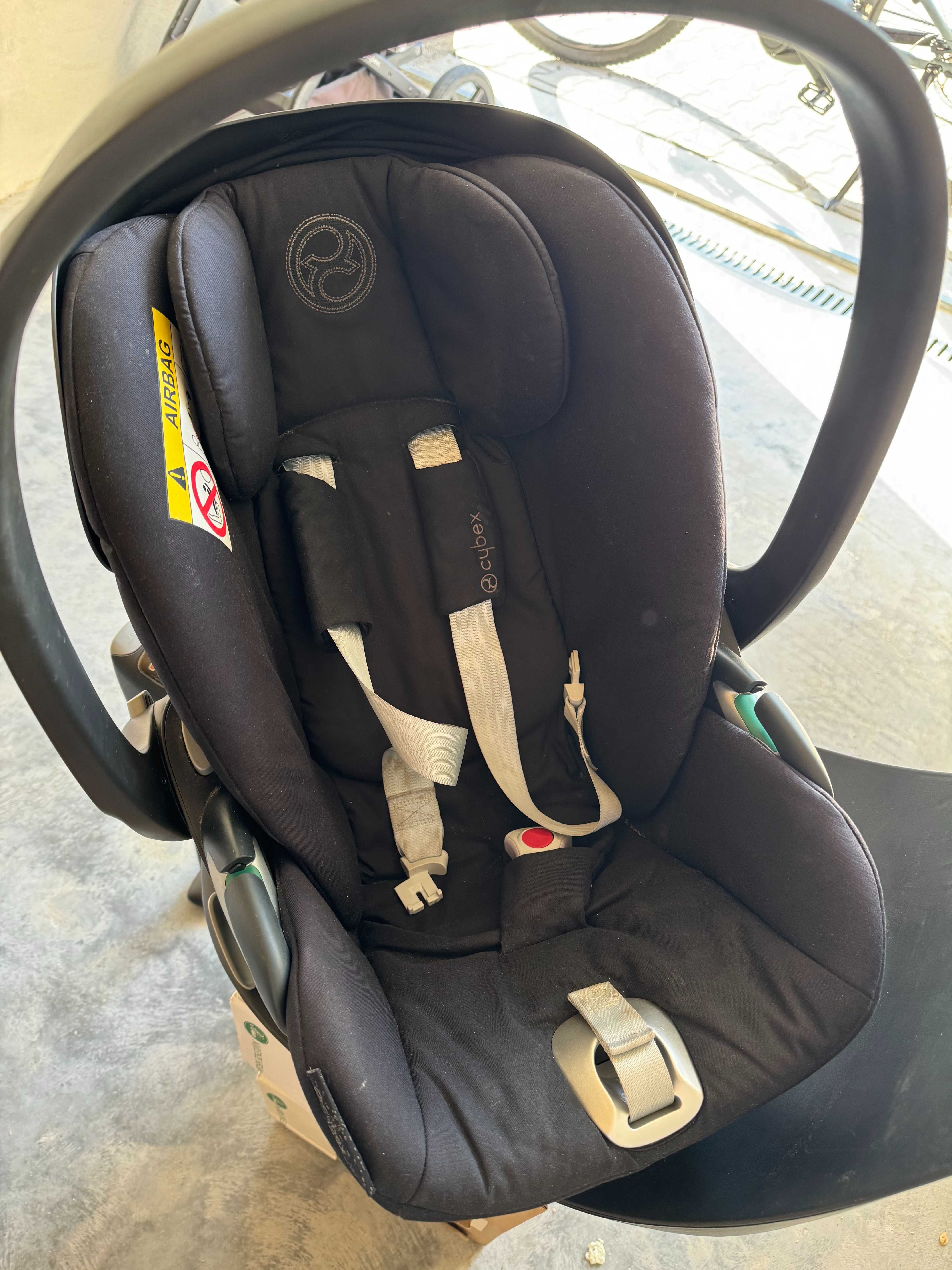 Fotelik/Nosidełko Cybex Cloud Z2 i-Size Deep Black + Adaptery