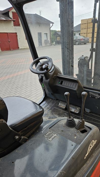 Wózek Widłowy Linde H16T Tylko 7600MTG triplex gaz terenowy Przesuw