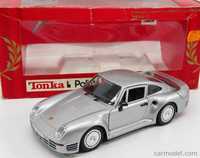 Porsche 959 + 1/18 + Cinza + Novo + POLISTIL + Portes Grátis