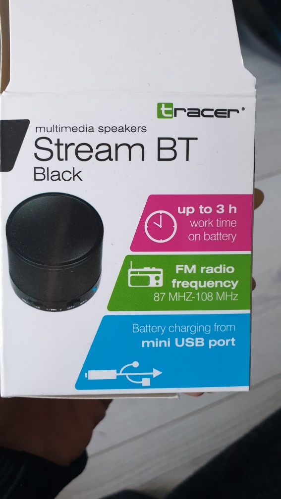 Głośnik przenośny na bluetooth stream bt