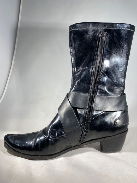 Botas em pele preta 35/36