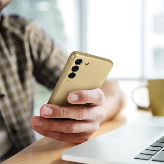 Futerał METALLIC do SAMSUNG S24 FE złoty