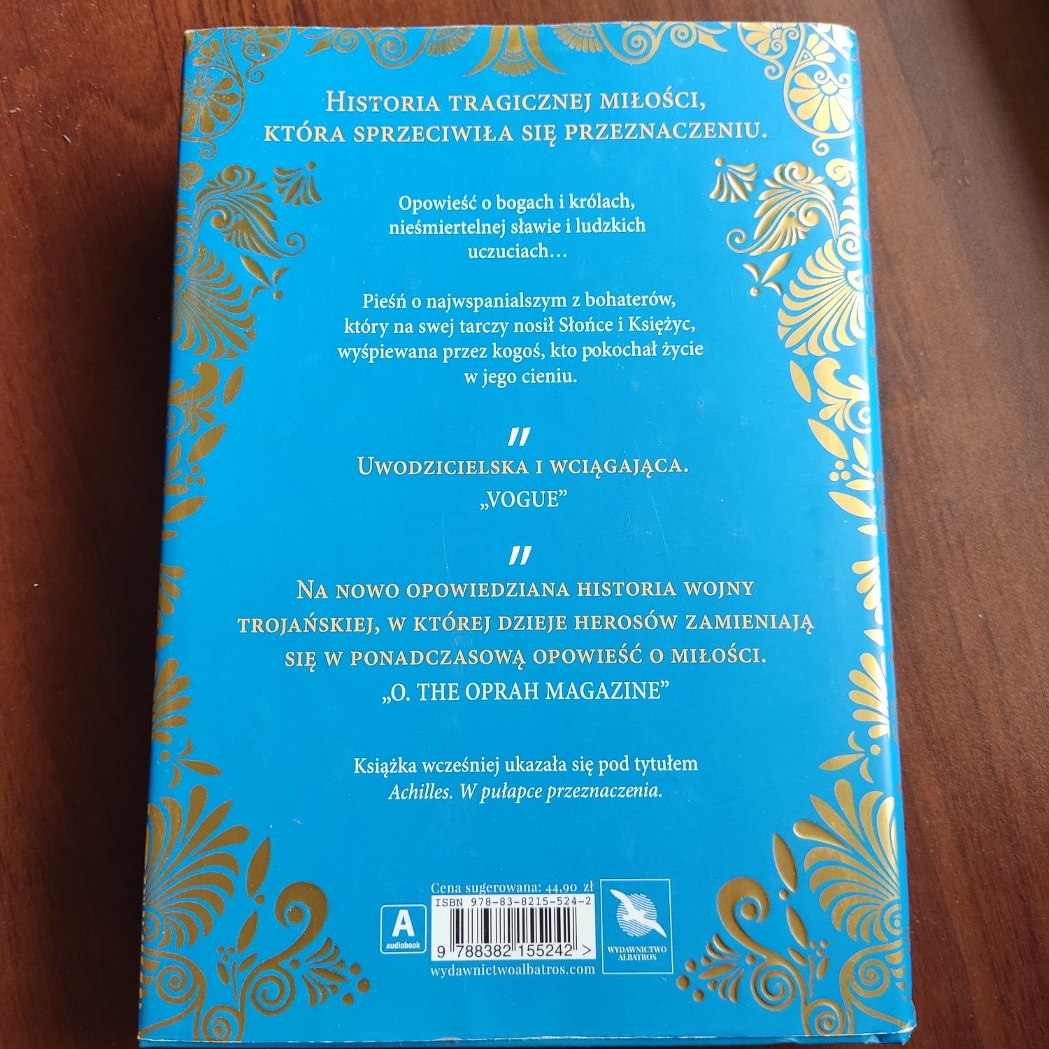 Pieśń o Achillesie. Madeline Miller