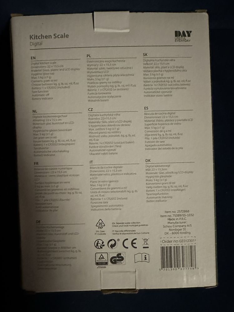 Elektroniczna waga kuchenna