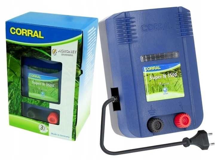 Elektryzator sieciowy Corral N3500 na dziki dla koni bydła owiec 5,5 J