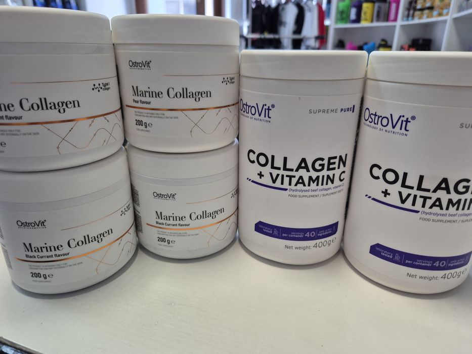 Wyprzedaż 6 szt. Kolagen Ostrovit marine collagen