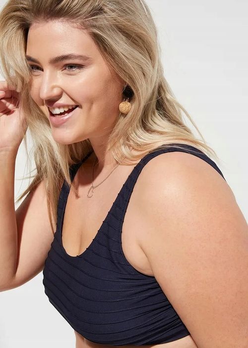 B.P.C biustonosz bikini bustier granatowy ^44