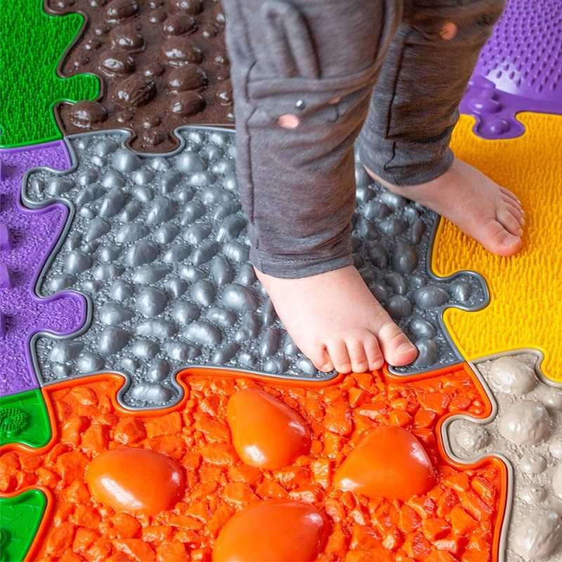 Maty sensoryczne Puzzle Ortho Floor Muffik 8 szt