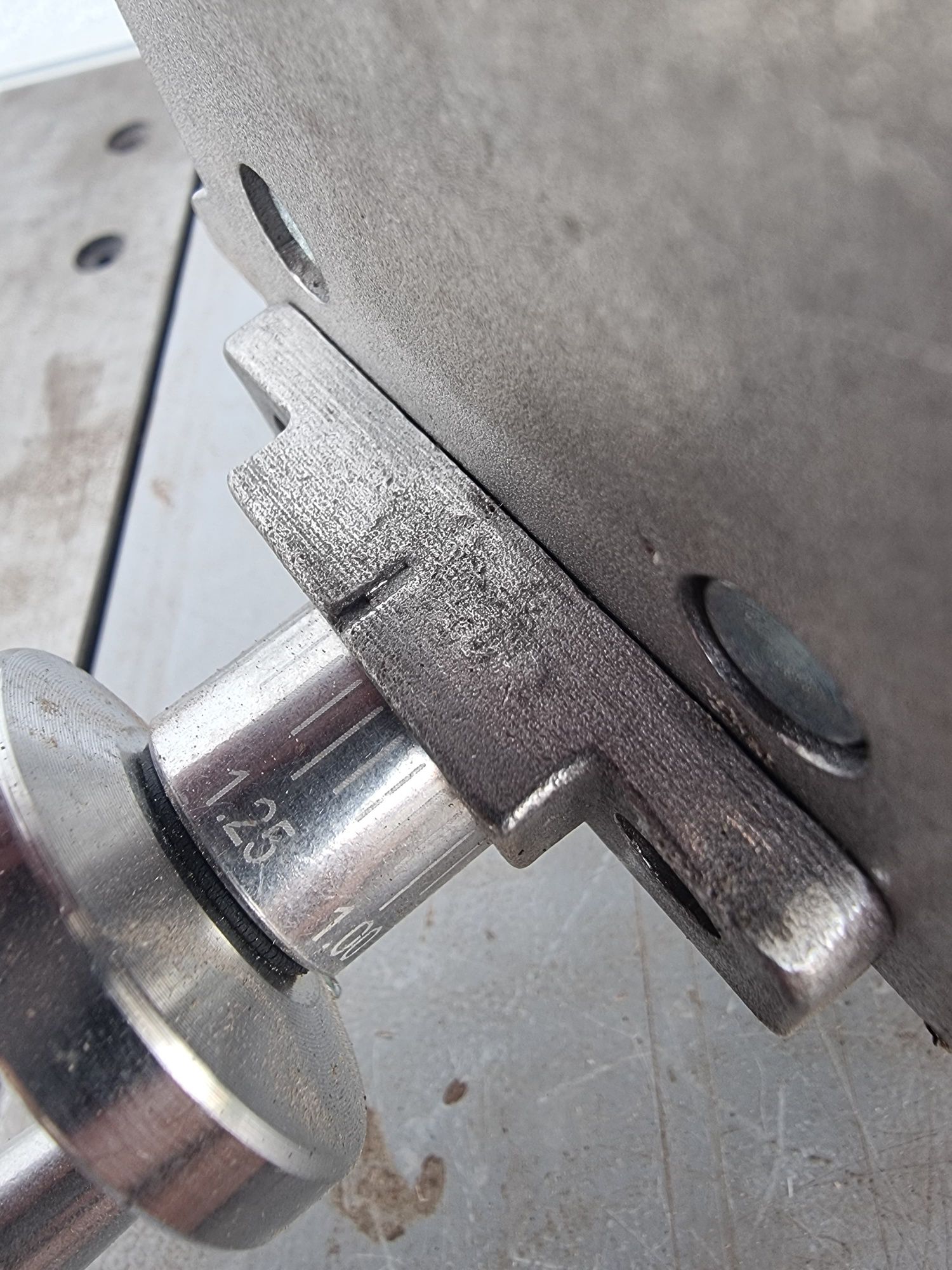 torno de bancada de aluminio para fresadora ou engenho de furar