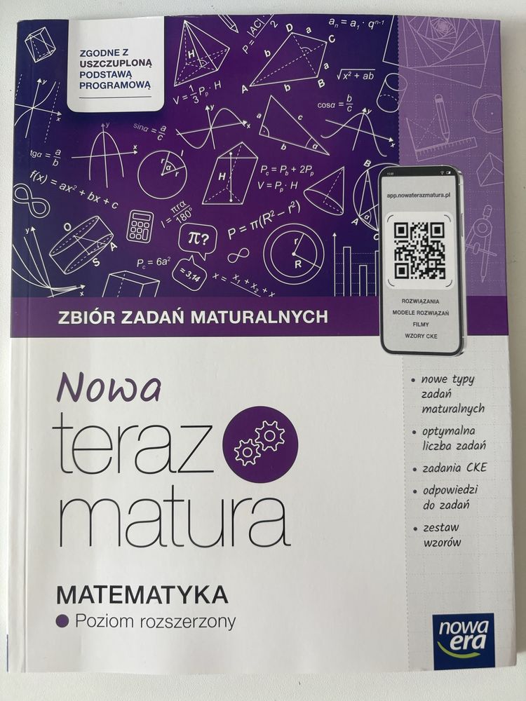 Zbiór zadań maturalnych Nowa Teraz Matura Matematyka p.rozszerzony