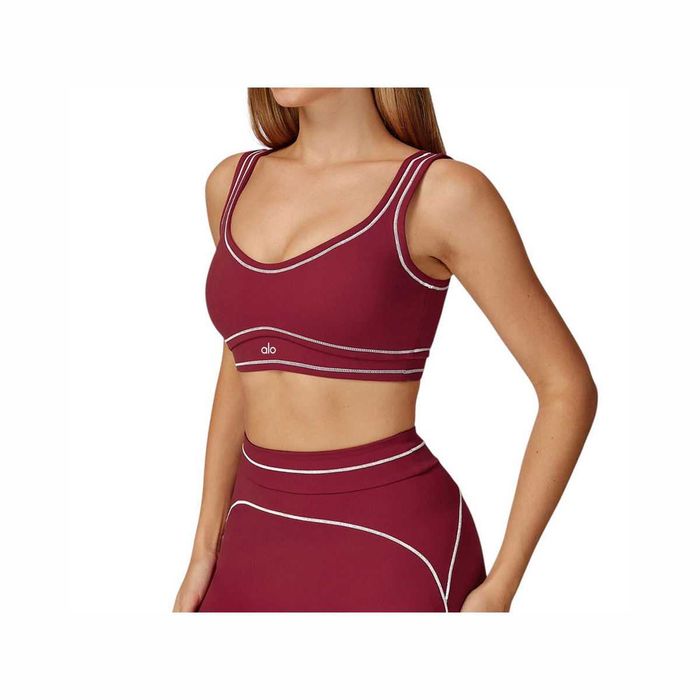 Топ Alo Yoga Pulse Bra Red