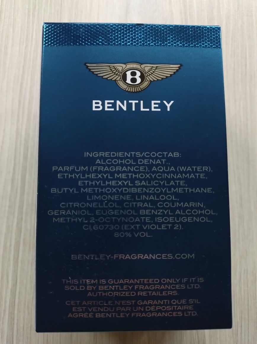 Woda toaletowa Bentley for men AZURE edt 100 ml