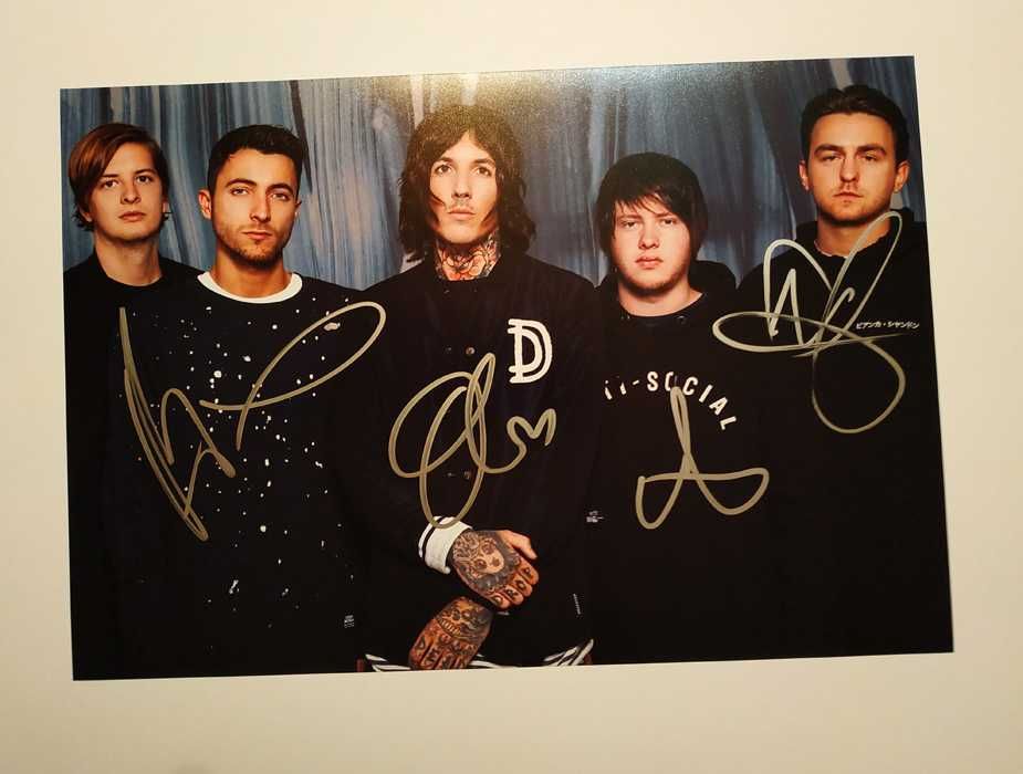 Оригинальные автографы 'BRING ME THE HORIZON'