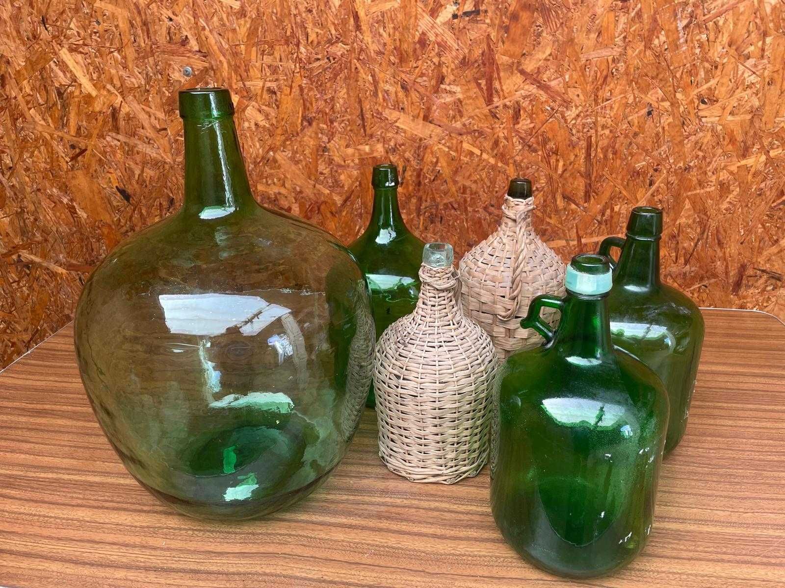 Garrafões antigos para decoração de tertulia