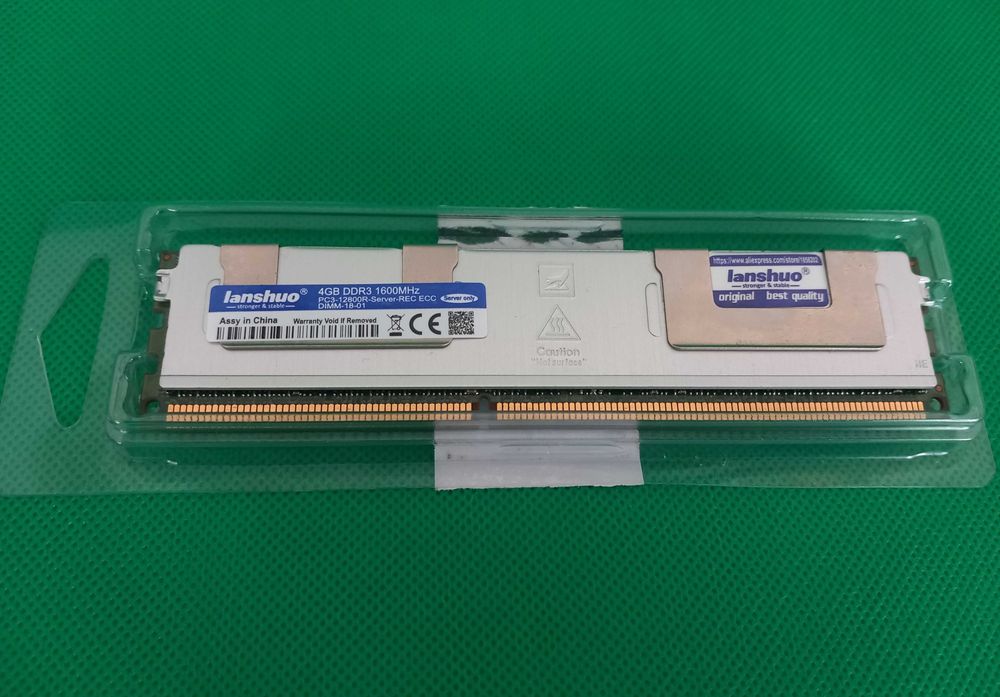 Lanshuo RAM Memory 4GB DDR3 1600MHz ECC REG64551351798529120