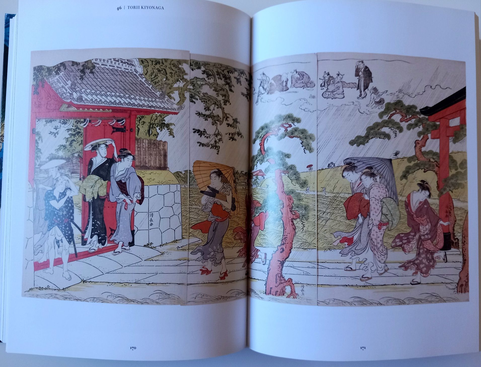 Livro "Japanese Woodblock Prints"