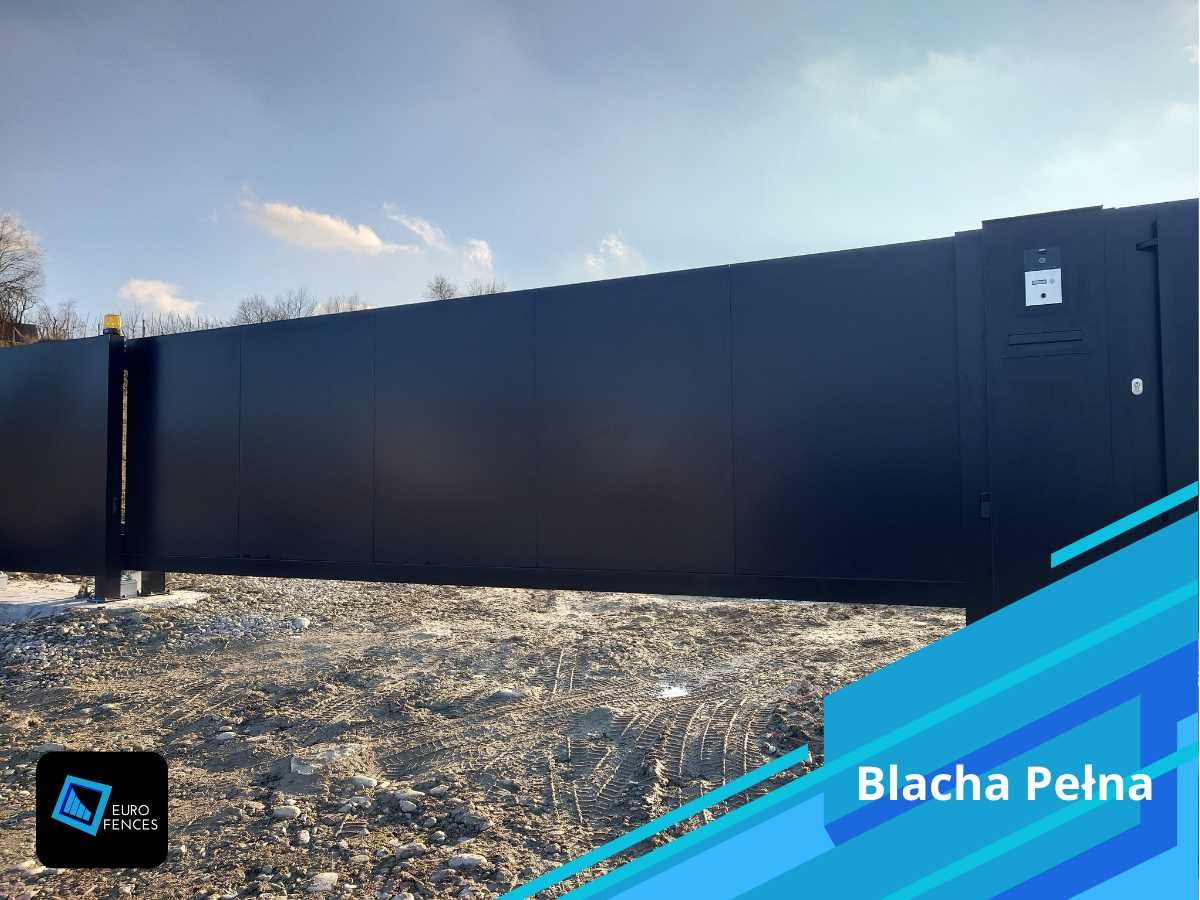Ogrodzenie z aluminium Polski producent Euro Fences - Pełna blacha