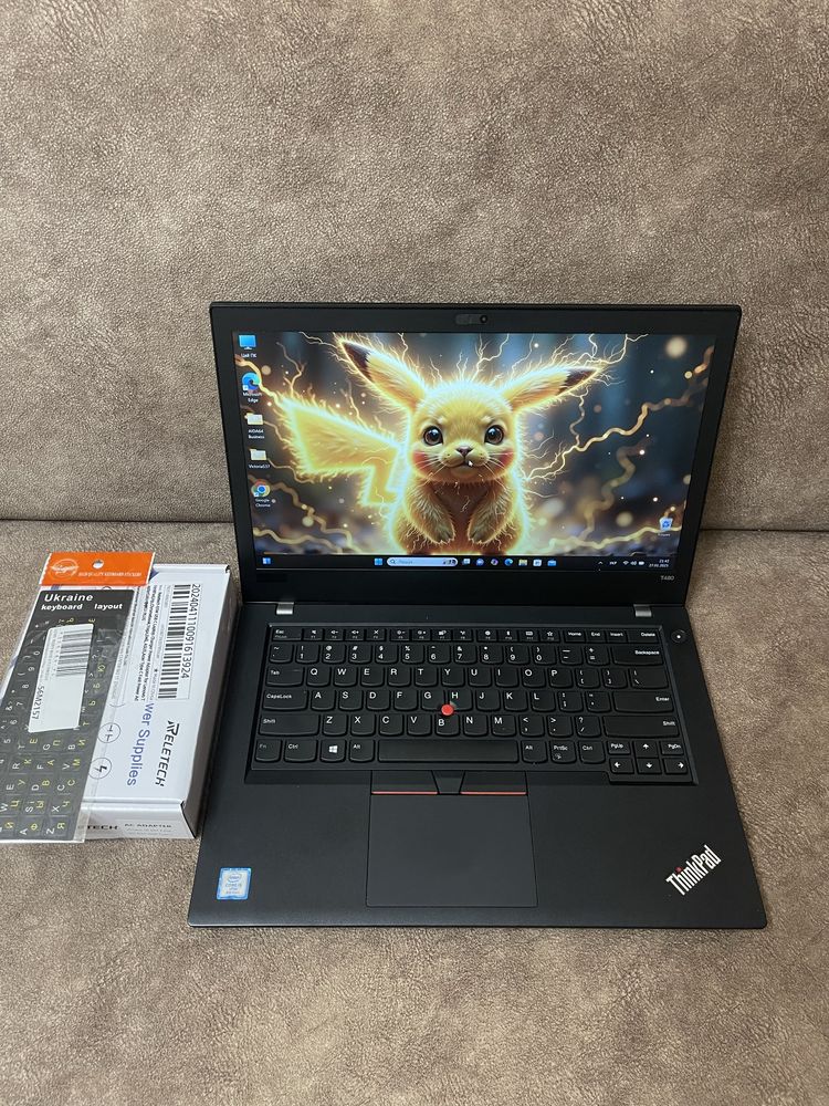 Ноутбук Lenovo Thinkpad T480/14”FHD(ips)/i5-8350U/DDR4-8Gb/SSD-480Gb.