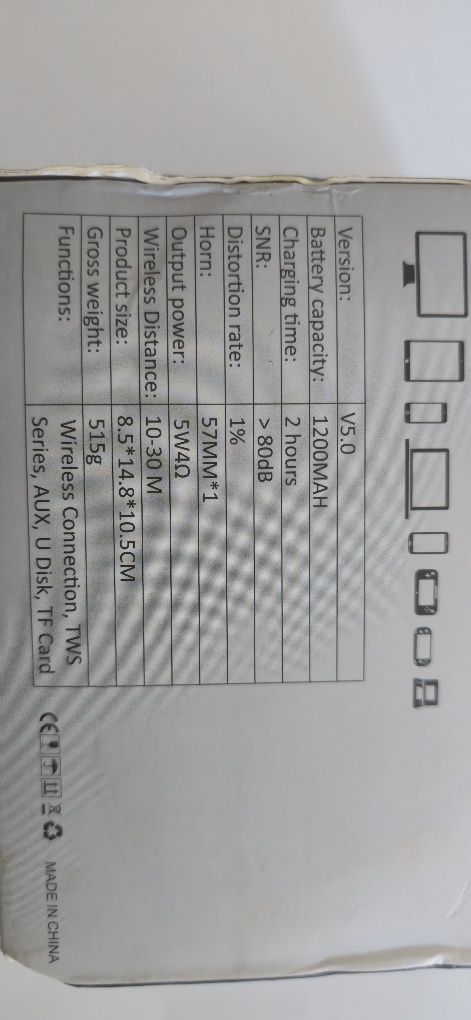 Glosnik bluetooth bezprzewodowy