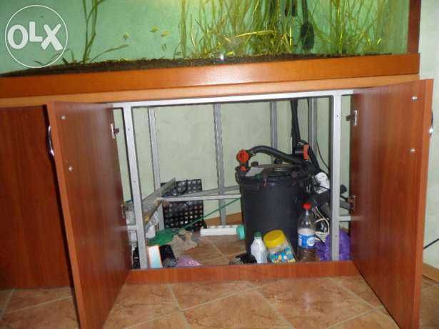 Аквариум 500л вместе с тумбой